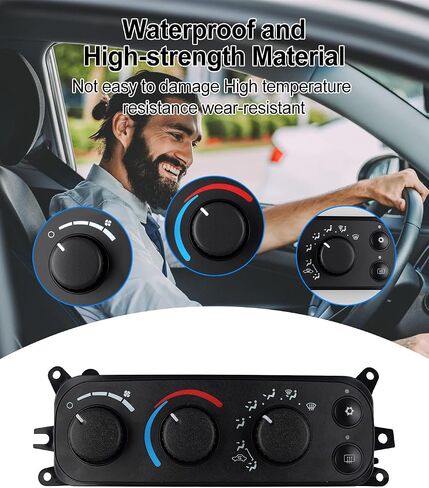 Climate Control Module Fits for Dodge Dakota Ram 1500 Ram 2500 2001-2005, HVAC Control Panel Replace 599-212 in Saudi Arabia