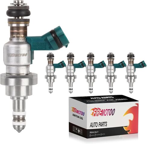 Fuel Injectors Pack of 6 1 Holes Compatible with Lex-us GS300 2006 3.0L V6 IS250 2006-2015 2.5L V6 in Saudi Arabia