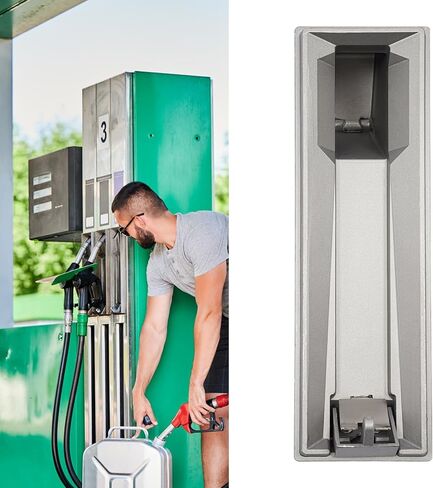 Fuel Nozzle Holder Boots, Aluminum Alloy Fuel Nozzle Holder with Automatic Closing Function for 3/4 inch and 1-inch Gasoline Nnozzles, Fuel Dispensers Holder in Saudi Arabia
