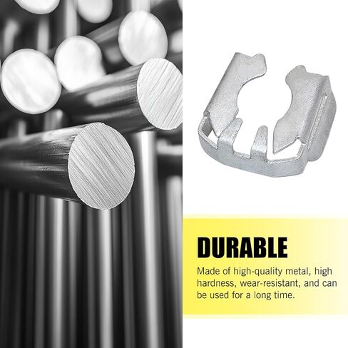 8 PCS Car Fuel Line Retainer Clips, Steel U-shaped Anti-aging Car Fuel Pipe Fixing Device, Vehicle Throttle Brake Injection Nozzle Clip, for OEM 12570620 17113679 PC61004 Buick Cadillac Chevy GMC in Saudi Arabia