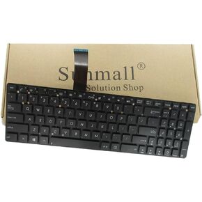 Keyboard Replacement Compatible with Asus K55 K55A K55V K55DE K55VD K55VJ K55VM K55XI K55VS R500V R500VD R500VS F751LK F751M K751L X751L X751LD Series Black US Layout