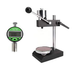 Shore Durometer A with Stand Digtal Shore Hardness Tester Meter Shore A Durometer Rubber Tester
