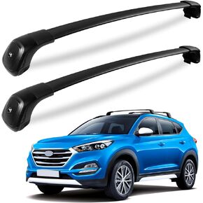 260Lbs Roof Rack Cross Bars Compatible with Volkswagen VW Atlas Cross Sport 2020 2021 2022 2023 2024, Heavy Duty Anti-Theft Lockable Aluminum Rails Crossbars Cargo Carrier Bag