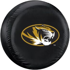 NCAA Missouri Tigers Unisex Tire Covermissouri Tigers Tire Cover Black, Standard Size