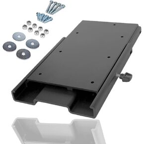 1854035 MKA-16-03 Quick Release Bracket, Trolling Motor Quick Release Mount Compatible with Terrova, Power Drive, Power Drive V2, PowerDrive Pontoon and Deckhand 40 (Black Aluminum)