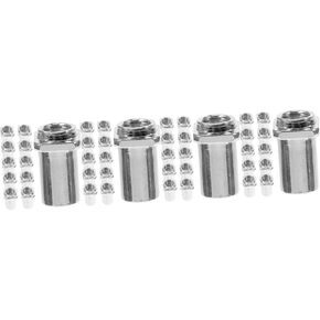 SUPVOX 60 Pcs Electric Guitar Accessories Metal Guitar Electric Guitar Tuner Drum Swivel Nuts Floor Drum Part Music Instrument Parts Drum Accessory Drum Supply Swivel Nuts for Tom Lug M5