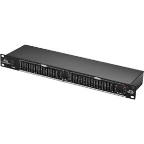Btuty Audio Equalizer EQ-215 Dual Channel 15-Band Equalizer 1U Rack Mount 2-channel Stereo Graphic Equalizer Stereo Equalizer Graphic Equalizer