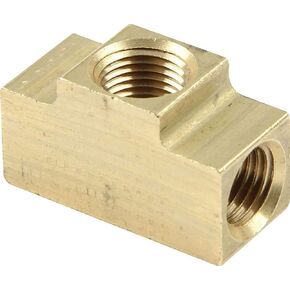 Allstar Performance ALL50137 3/8-24 to 1/8" NPT Inverted Flare Tee