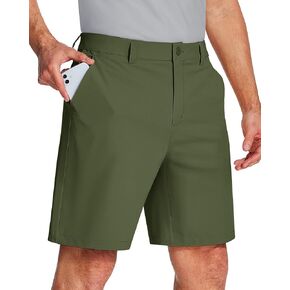 MAGCOMSEN Men's Golf Shorts Quick Dry Casual Flat Front Shorts Stretch Hiking Work Dress Shorts with 4 Pockets