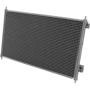 TRQ AC Condenser A/C Air Conditioning Compatible with 01-05 Honda Civic 1.7L
