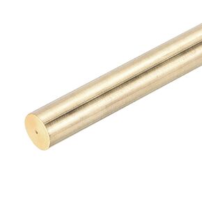 MECCANIXITY Brass Rod,Brass Solid Round Rod 0.8mm/0.03inch Diameter 300mm Length Lathe Bar Stock for RC Model DIY Craft Pack of 10