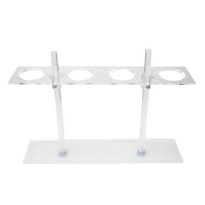 Funnel Holder, Adjustment Height Funnel Rack Lab Fix Supplies with 4 Holes Separating Funnel Stand Holder Laboratory Accessories Funnel Display Holder