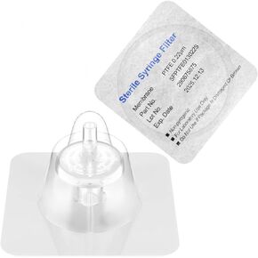 Biomed Scientific Sterile Syringe Filters Nylon Membrane 13mm Diameter 0.22um Pore Size Individually Packed 10Pcs