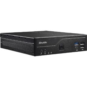 Shuttle XPC Slim DH610 Barebone PC Intel H610 Support 65W Alder Lake-s LGA1700 CPU No Ram No HDD/SSD No CPU No OS (Vesa Mount Included),Black