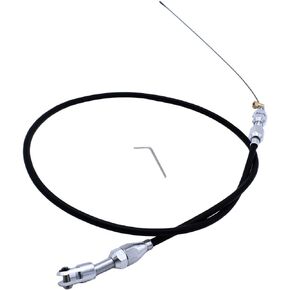36" Throttle Gas Cable Stainless Steel for LS Chevy 4.8 5.3 5.7 6.0 Engine, LS Throttle Cable(Black Hose)
