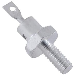 NTE Electronics NTE5870 Silicon Power Rectifier Diode, DO-4, Cathode Case, 12 Amp Current Rating, 50V