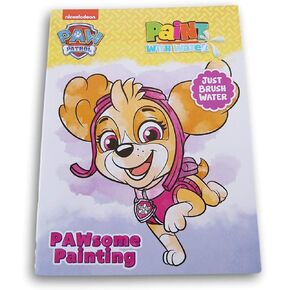 Dreamtivity Paw Patrol Pawsome Painting Paint with Water Book - Features 12 Paintings