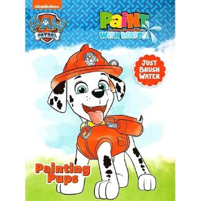 Paw Patrol ''Painting Pups'' Paint with Water Book - Features 12 Paintings