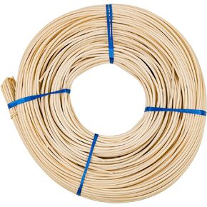 2 mm Round Reed #2 | 1 Pound Coil | Rattan Reed for Basket Weaving and Wicker Furniture Making | Basketry, Wicker Weaving and Wicker Repair Supplies | UA-200RR