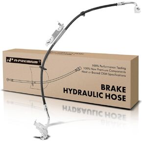 A-Premium Front Driver and Passenger Side Brake Hydraulic Oil Hoses Compatible with Select Jeep Models - Wrangler 2011-2017 - Replace# 68171944AF (Pack of 2)