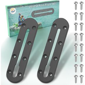Kayak Track, Kayak Low Profile Track, Kayak Rail, Kayak Accessories Mount Track, Kayak Gear Track for Fishing Rod Holder, Fish Finder, Cup Holder, Anchor Cleats