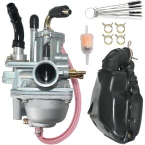 Predator 50 Carburetor for Polaris 90 for Scrambler 50 90 for Sportsman 90 Manual Choke 90cc 100cc Manual choke Carb with Air Filter Box