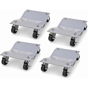 مجموعة من 4 إطارات سيارة دوللي عجلة دوللي مركبة دوللي سيارة متحركة - شديدة التحمل 27018 in Kuwait