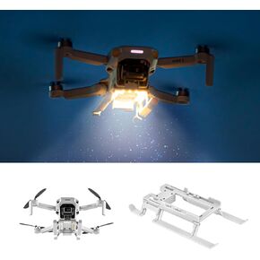 Mini 2 SE Landing Gear Foldable Extended Leg with Flash LED Lights Landing Gear for DJI Mini 2 SE/Mini 2 / Mavic Mini/Mini SE Drone Accessory