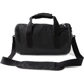 Dr. Swag Fit Duffel Bag Gym Bag for Men & Women with Shoe Compartment, Travel Sports Duffle Bag, Gym Bag, Water Resistant Gym Sack for Fitness Workout (Black)