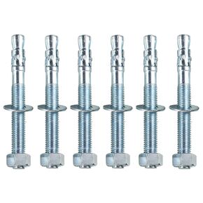 1/2"x3" Wedge Anchor by Zinced of Heavy-Duty Fastener for Cement and Concrete (8pcs Pack)