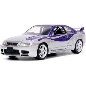 Fast & Furious 1:32 1995 Nissan Skyline GT-R(BNCR33) Die-Cast Car, Toys for Kids and Adults