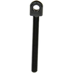 Te-Co 43001 Black Oxide 12L14 Steel Latch Bolt, 1/4"-20 TPI, 3/4" Thread Length, 1-3/4" Overall Length (Pack of 2)
