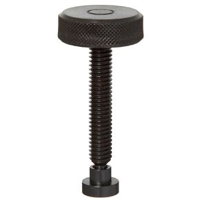 TE-CO 31322L Knurled Knob Swivel Screw Clamp with Large Pad Black Oxide, 1/4-20 Thread x 2-8/89" Lg (2-Pack)