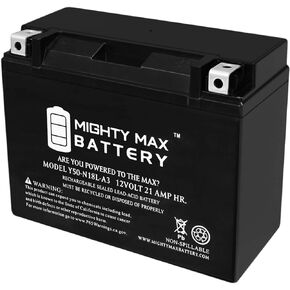 Mighty Max Battery Y50-N18L-A3 Battery for Honda GL1500 Gold Wing 1500CC 1988-2000