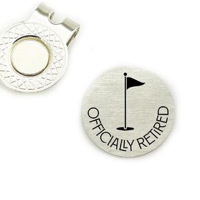 Officially Retired Golf Ball Marker Gift Idea For Retirement Gift Family Friend Coworker Officially Retired Golf Ball Marker FBA-RETIRED-GOLF (|Officially Retired|)