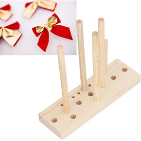 Wooden Bow Maker for Ribbon, Wooden Board Sticks Bow Making Kit for Making Gift Bows DIY Wreath Ribbons Various Crafts