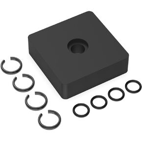 3/8" Impact Retaining Ring Fits 3/8 Impact Friction Ring Clip With O-Ring,Impact Hog Ring Replacement For Type Wrenches, Impact Wrench Tool Parts(4 Sets)