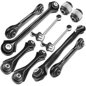 A-Premium Set of 10, Rear Upper Control Arm, Sway Bar Link, Compatible with BMW - 2006-2014 - 323i, 325i, 335i, 325xi, 328xi, 330xi, 335xi, 330i, 328i xDrive, 335i xDrive, 335d, 335is, X1, 128i, 135i