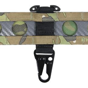 Tactical Gear Clip Clash Hook Hanging Carabiner T-Mount MOLLE Webbing Battle Belt Clip Metal Key Holder Vest Accessories