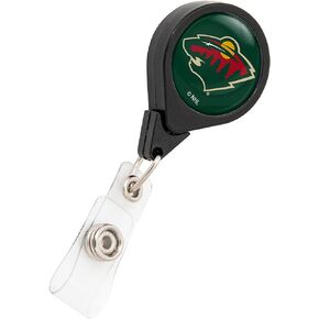Desert Cactus Minnesota Wild NHL Team Retractable Badge Holder Ticket Clip Reel ID