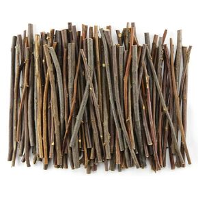 100Pcs 10cm 0.1-0.2 Inch in Diameter Wood Log Sticks for DIY Crafts Photo Props Craft Sticks,Wood Crafts,Sticks inch