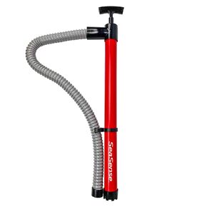 SeaSense Hand Bilge Pump - Self-Priming, Manual Bilge Pump for Water Removal on Small Boats, Kayaks, Canoes, Bilges or Any Place Water Collects - 24" x 72" Hose
