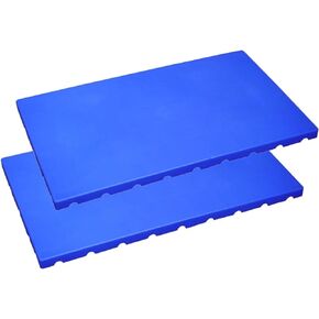 Plastic Pallets for Basement Storage, Lightweight Moisture-Proof Waterproof Floor Pallet for Indoor Basement and Outdoor Garden Flooring, L 39.4" x W 23.6" x H 2"
