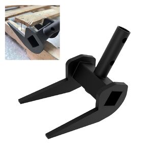 1PCS Pallet Buster Tool Pallet Breaker,Pallet Disassembly Tool,Heavy Duty Deck Board Puller Efficient Pallet Removal Tool for Removing Wooden Pallet Boards,Black