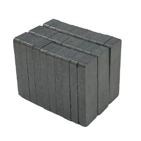 Ceramic Magnets 1 3/5" x 1/2" x 1/5" Rectangular Magnets Heavy Duty Blocks Grade 8 Ceramic Rectangular Bar Magnet for Crafts,DIY, Science and Hobbies(30 Pack)