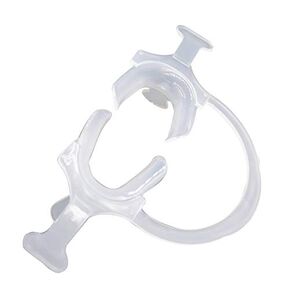 Dental Cheek Lip Retractor Mouth Opener C-Shape with Handle White Small/Big (small)