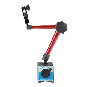 Adjustable Magnetic Dial Indicator Base Stand Holder, 350mm Magnet Measuring Stand Test Gauge Holder, Universal Magnetic Base Holder Stand Dial Test Indicator Gauge