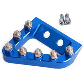 Rear Brake Pedal Step Plate Tip Compatible with KTM 125-500 XC/XCF/SX/SXF/XC/XCF/XCW/SX/SXF/EXC/EXCF/TPi/6D for Husqvarna TC TE TX FC FE FX - 79413051000 (Blue)
