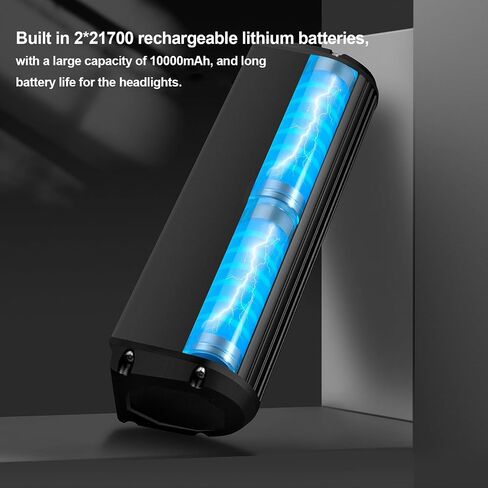 Super Bright Bike Light, 3000 Lumen 5 Modes Wide Beam Bicycle Light, USB Rechargeable Bicycle Headlight Set, Waterproof Bike Headlight for Adult Kid Mountain Road Commuter Cycling in Saudi Arabia
