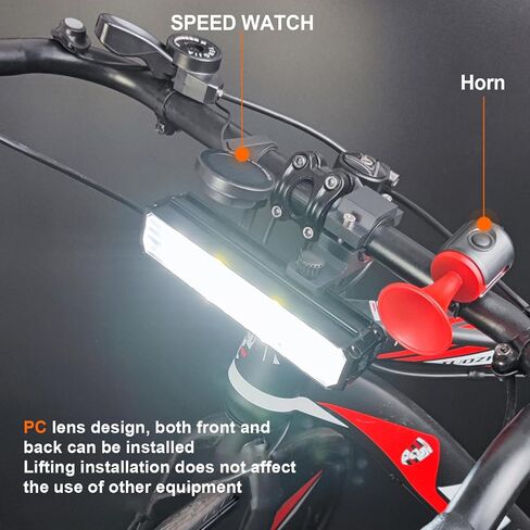 Super Bright Bike Light, 3000 Lumen 5 Modes Wide Beam Bicycle Light, USB Rechargeable Bicycle Headlight Set, Waterproof Bike Headlight for Adult Kid Mountain Road Commuter Cycling in Saudi Arabia